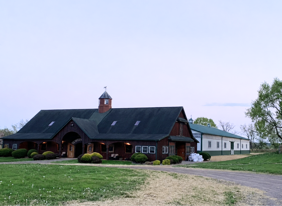 Barn and indoor arena at Rebecca Cowden Dressage in Flemington NJ Barn and indoor arena at Rebecca Cowden Dressage in Flemington NJ